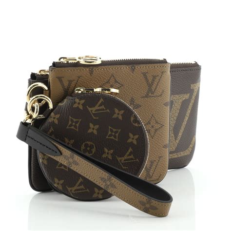 louis vuitton trio pouch price|Louis Vuitton monogram pouch.